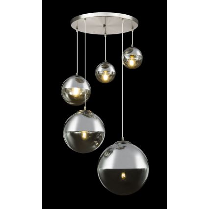 Globo - Pendel 5xE27/60W/230V diameter 65 cm