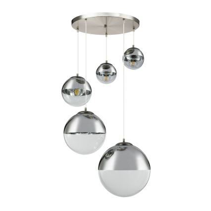 Globo - Pendel 5xE27/60W/230V diameter 65 cm