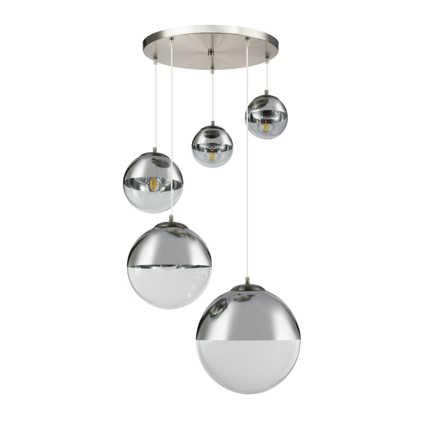 Globo - Pendel 5xE27/60W/230V diameter 65 cm