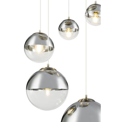 Globo - Pendel 5xE27/60W/230V diameter 65 cm