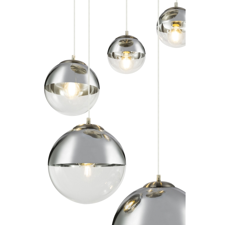 Globo - Pendel 5xE27/60W/230V diameter 65 cm