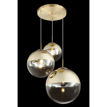 Globo - Pendel 3xE27/40W/230V diameter 51 cm