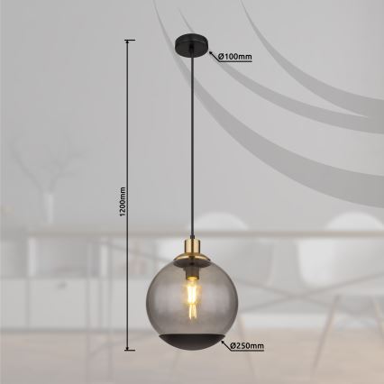 Globo - Pendel 1xE27/40W/230V