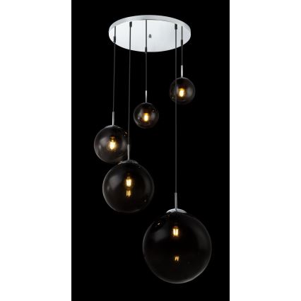 Globo - Pendel 5xE27/40W/230V diameter 65 cm