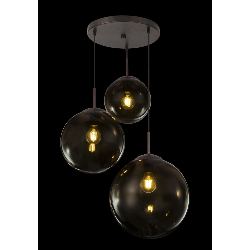 Globo - Pendel 3xE27/40W/230V diameter 51 cm