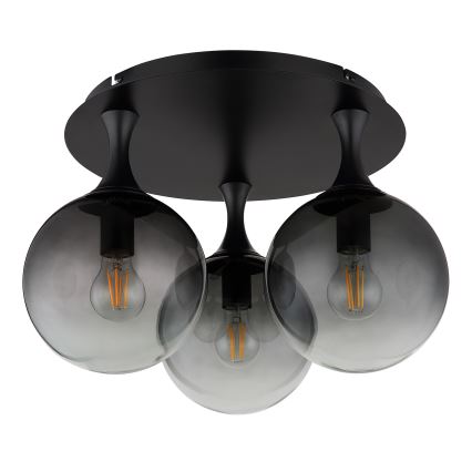 Globo - Loftlampe 3xE27/10W/230V diameter 46 cm sort