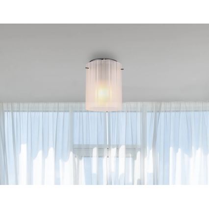 Globo - Loftlampe 1xE27/40W/230V diameter 18 cm hvid