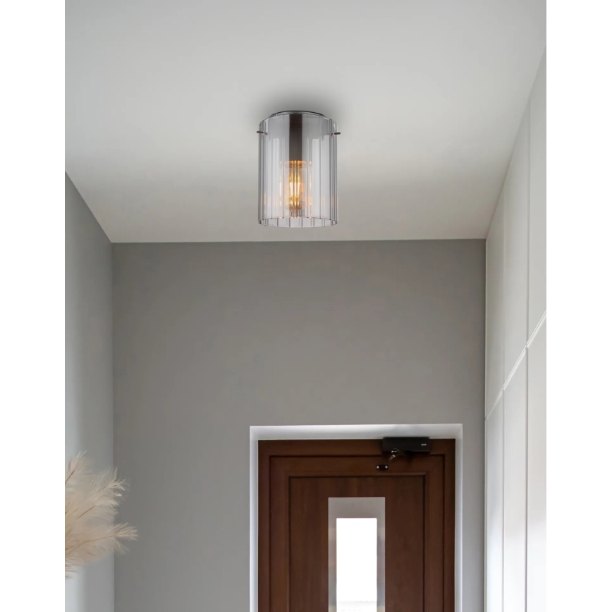 Globo - Loftlampe 1xE27/40W/230V diameter 18 cm grå