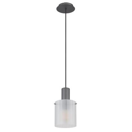 Globo - Pendel 1xE27/40W/230V diameter 18 cm hvid