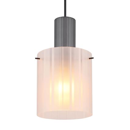 Globo - Pendel 1xE27/40W/230V diameter 18 cm hvid