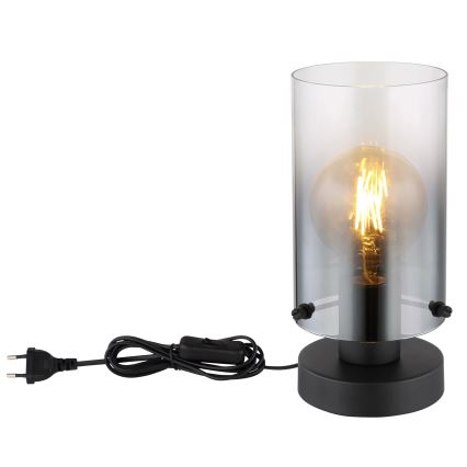 Globo - Bordlampe 1xE27/40W/230V diameter 12,5 cm sort
