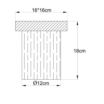 Globo - Loftlampe 1xE27/40W/230V 16x18 cm
