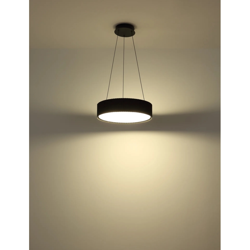 Globo - LED-pendel på wire LED/45W/230V 2700/4000/6000K Ø 46 cm sort