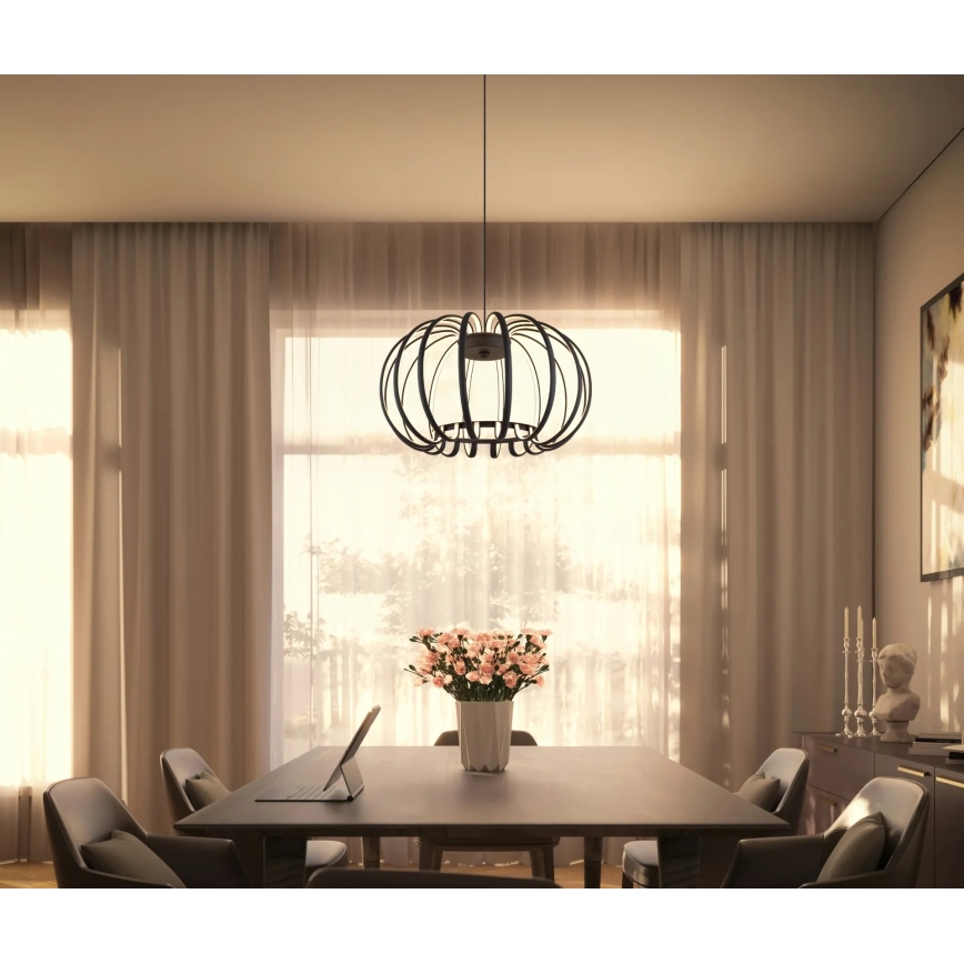 Globo - LED-dæmpbar pendel på ledning LED/40W/230V 3000K sort