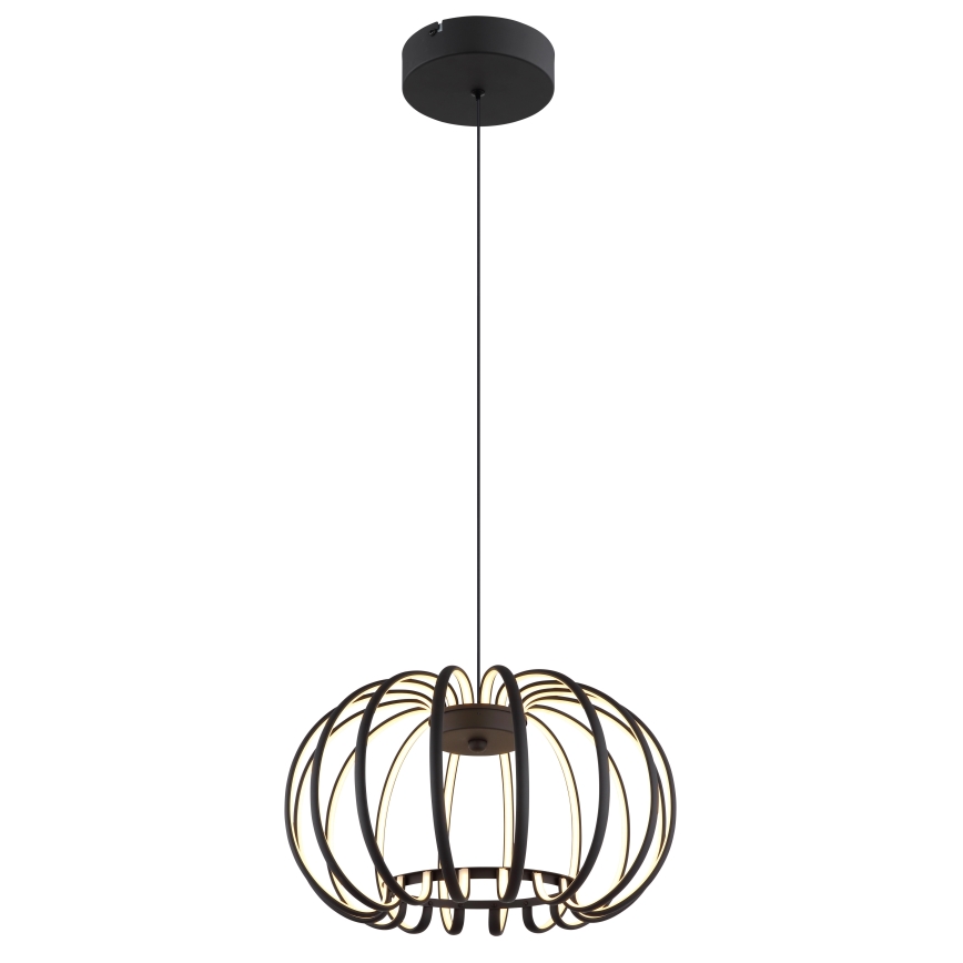 Globo - LED-dæmpbar pendel på ledning LED/40W/230V 3000K sort