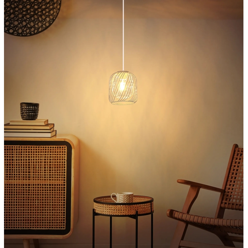 Globo - Pendel med wire 1xE27/40W/230V Ø 18 cm
