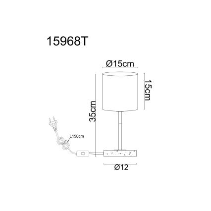 Globo - Bordlampe 1xE14/40W/230V