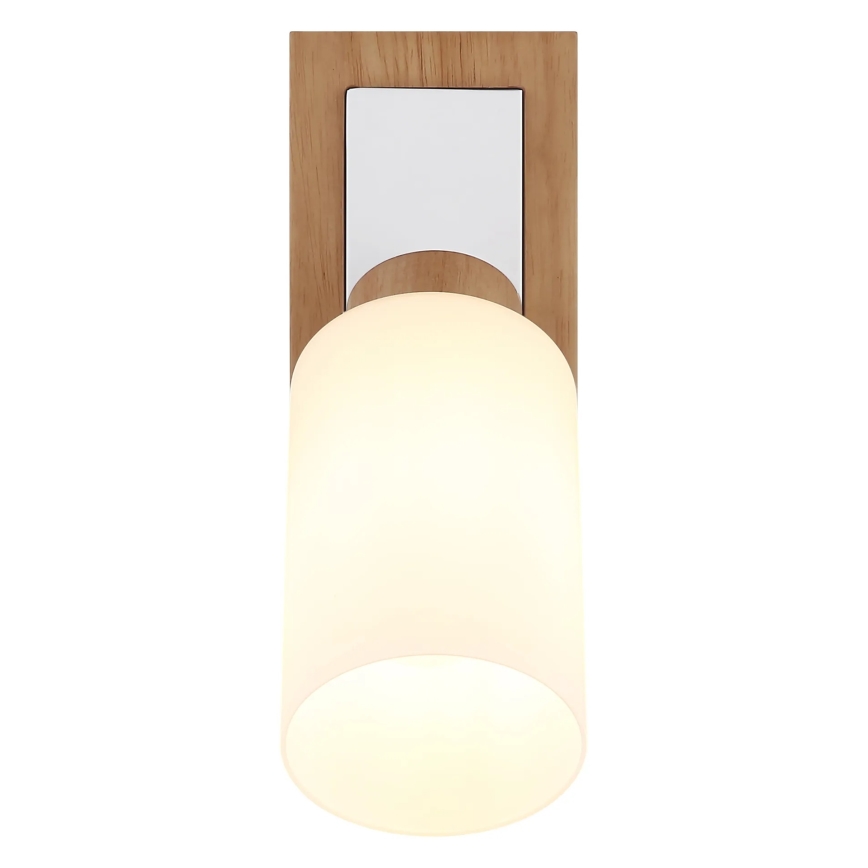 Globo - Væglampe med spot 1xE27/60W/230V beige/hvid