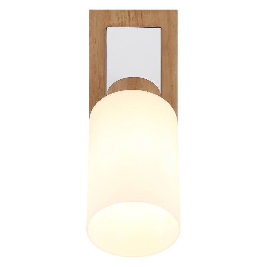 Globo - Væglampe med spot 1xE27/60W/230V eg/hvid