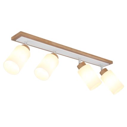 Globo - Loftspot 4xE27/60W/230V beige/hvid