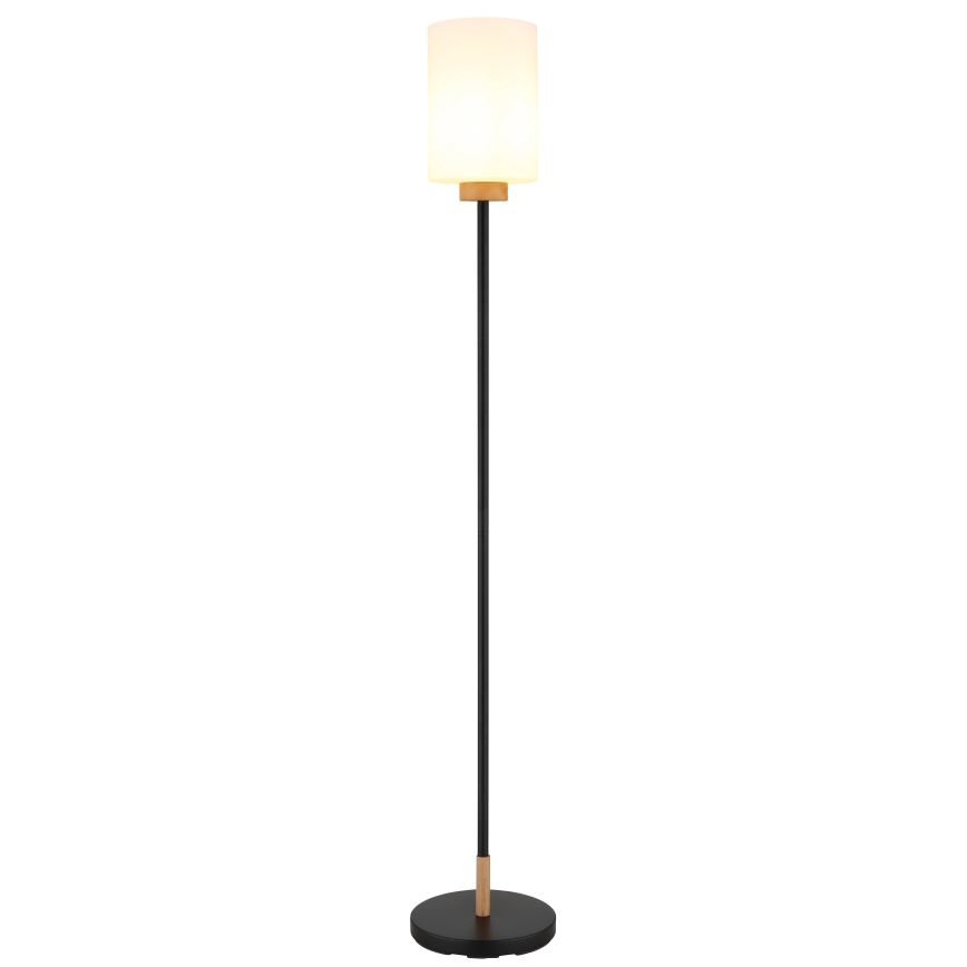 Globo - Gulvlampe 1xE27/60W/230V sort/hvid