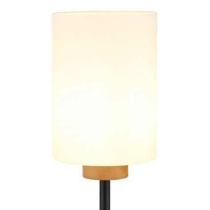 Globo - Gulvlampe 1xE27/60W/230V sort/hvid