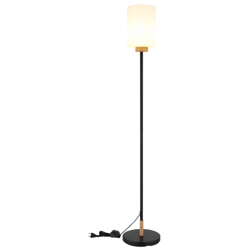 Globo - Gulvlampe 1xE27/60W/230V sort/hvid