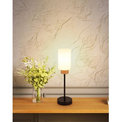 Globo - Bordlampe 1xE27/60W/230V sort/hvid