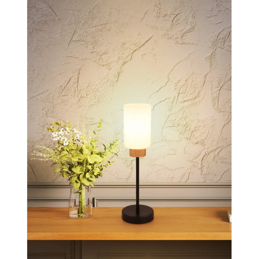 Globo - Bordlampe 1xE27/60W/230V sort/hvid