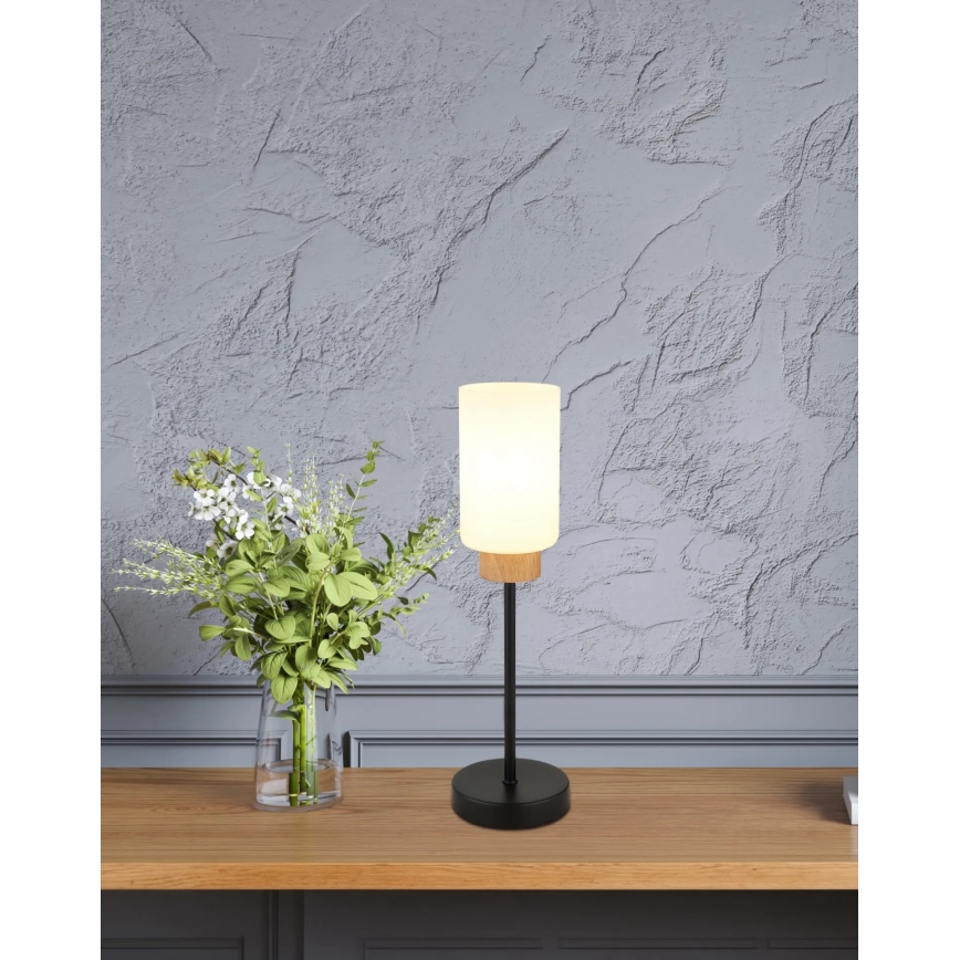 Globo - Bordlampe 1xE27/60W/230V sort/hvid