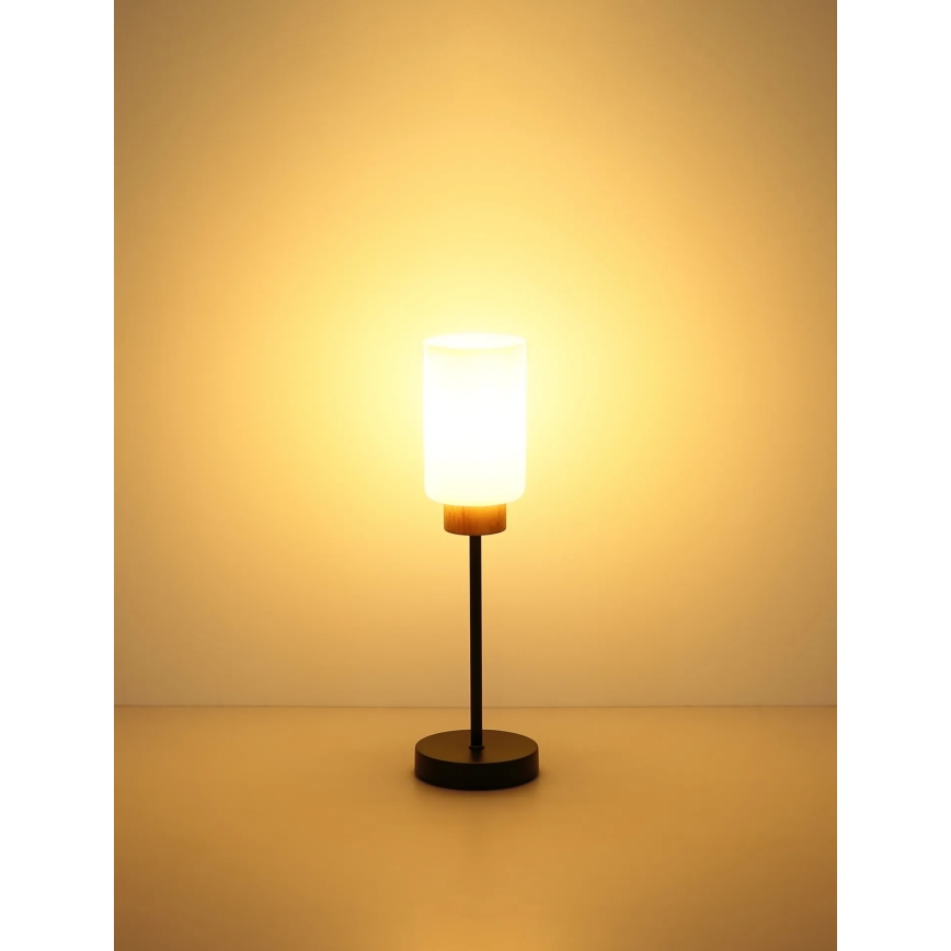 Globo - Bordlampe 1xE27/60W/230V sort/hvid