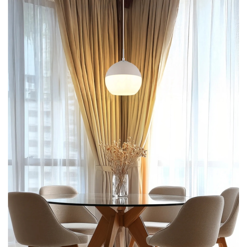 Globo - Pendel på kabel 1xE27/60W/230V Ø 25 cm