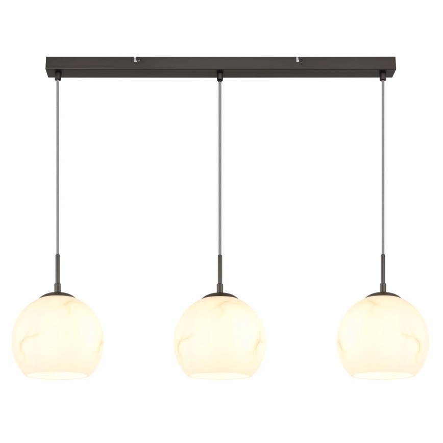 Globo - Pendel med wireophæng 3xE27/60W/230V