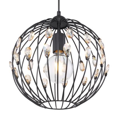 Globo - Pendel på kabel 1xE27/60W/230V Ø 30 cm