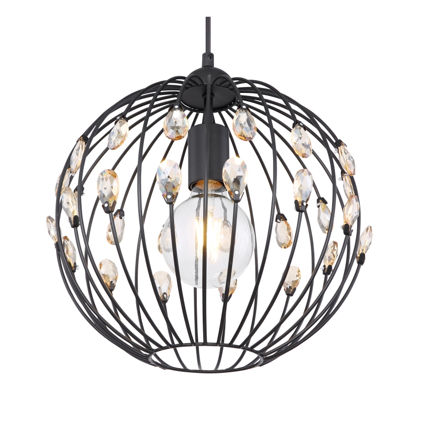 Globo - Pendel på kabel 1xE27/60W/230V Ø 30 cm