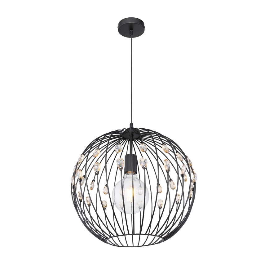 Globo - Pendel med kabelophæng, 1 x E27, max. 60 W, 230 V, Ø 40 cm