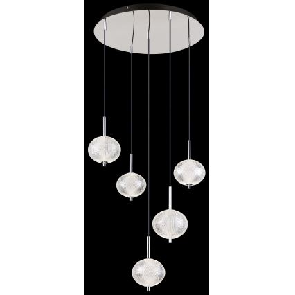 Globo - LED pendel 5xLED/6,6W/230V 3000/4500/6500K