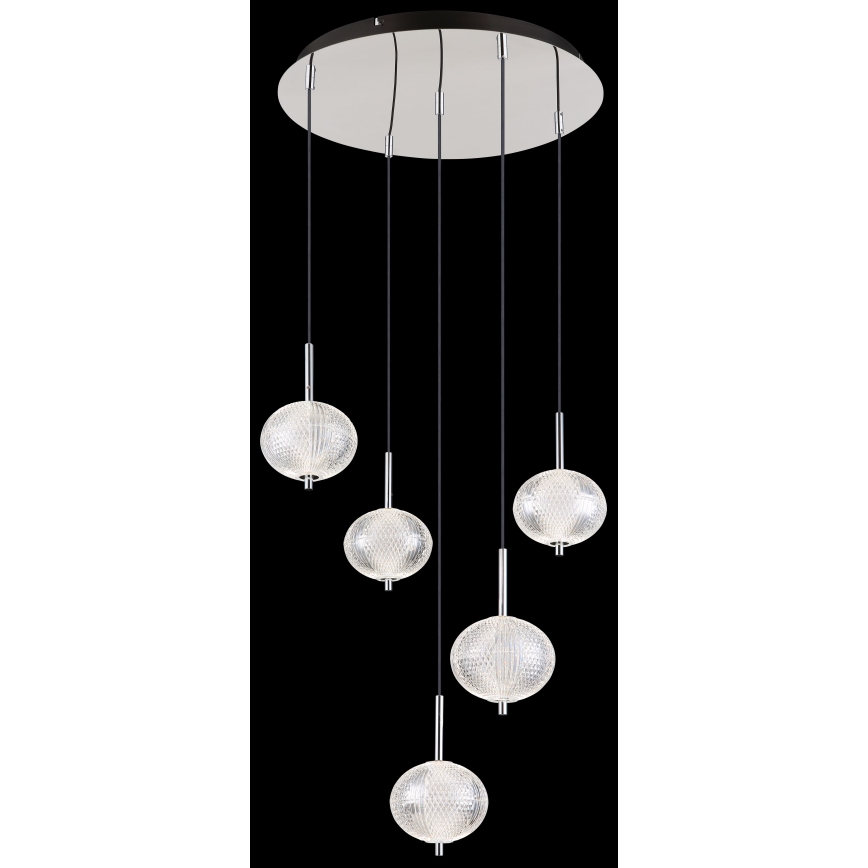 Globo - LED pendel 5xLED/6,6W/230V 3000/4500/6500K