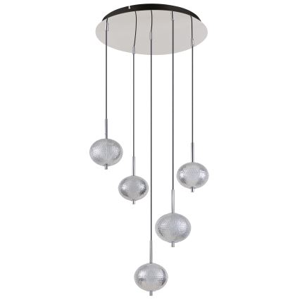 Globo - LED pendel 5xLED/6,6W/230V 3000/4500/6500K