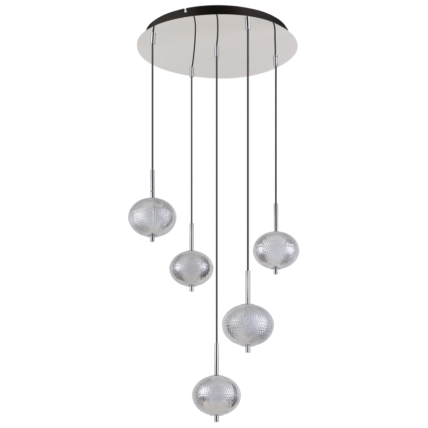 Globo - LED pendel 5xLED/6,6W/230V 3000/4500/6500K