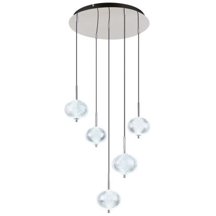 Globo - LED pendel 5xLED/6,6W/230V 3000/4500/6500K