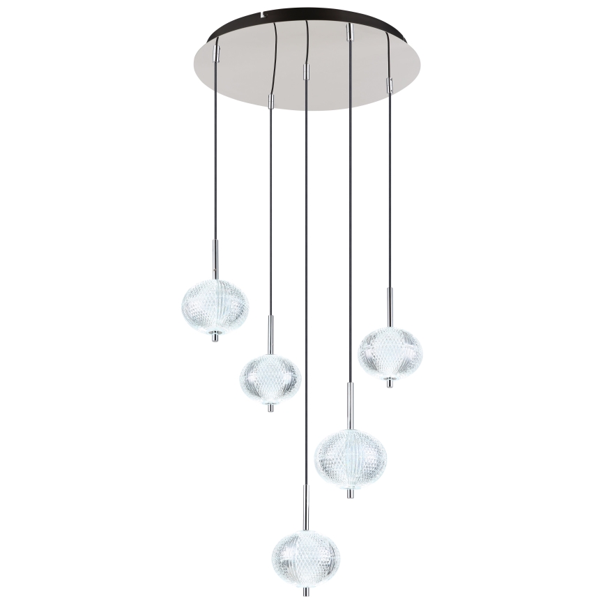Globo - LED pendel 5xLED/6,6W/230V 3000/4500/6500K