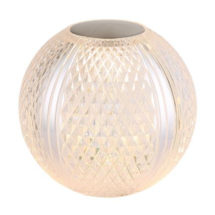 Globo - LED bordlampe m. touch-funktion dæmpbar LED/2W/5V 1200 mAh USB transparent