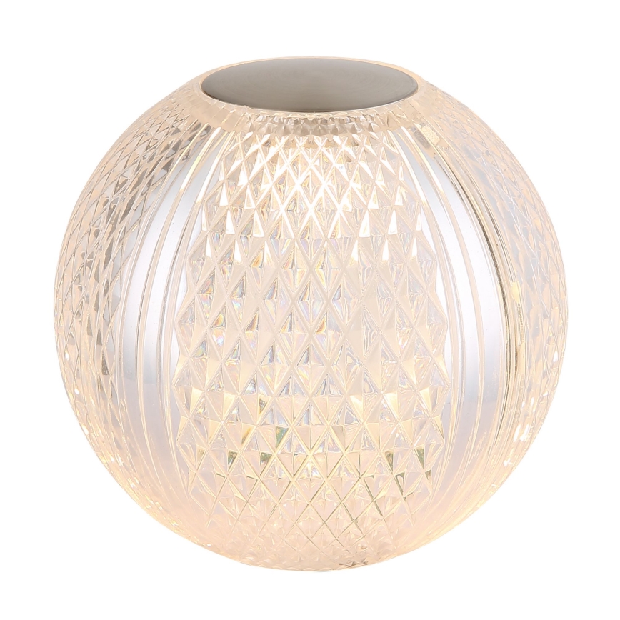 Globo - LED bordlampe m. touch-funktion dæmpbar LED/2W/5V 1200 mAh USB transparent