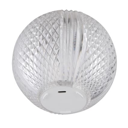 Globo - LED bordlampe m. touch-funktion dæmpbar LED/2W/5V 1200 mAh USB transparent