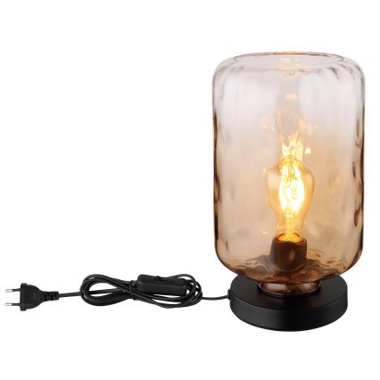 Globo - Bordlampe 1xE27/60W/230V brun