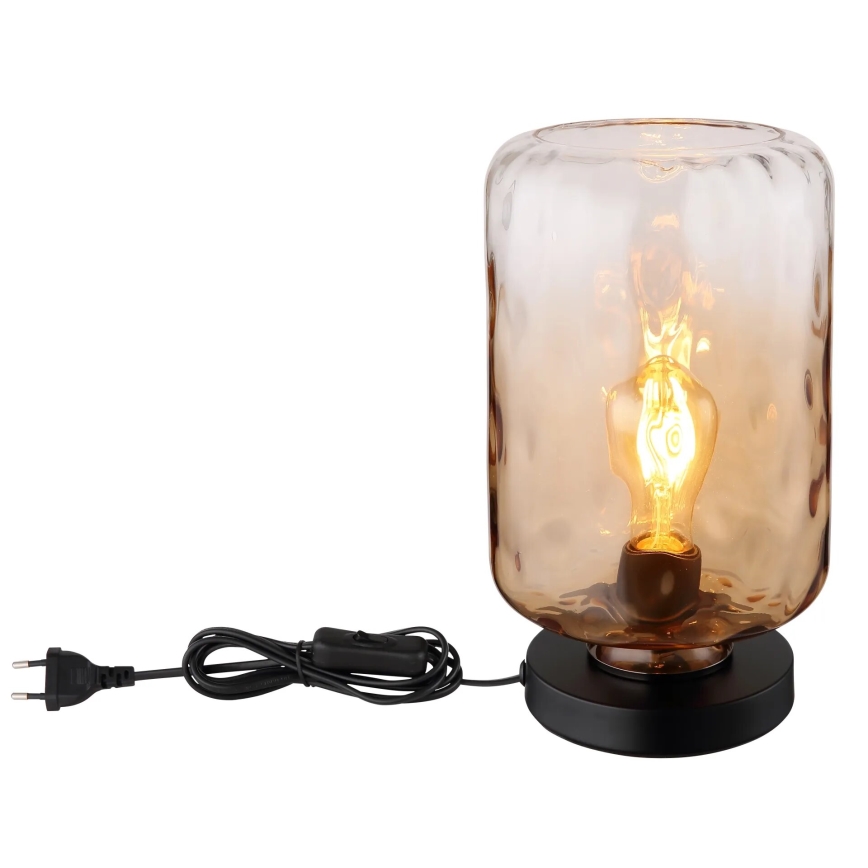 Globo - Bordlampe 1xE27/60W/230V brun