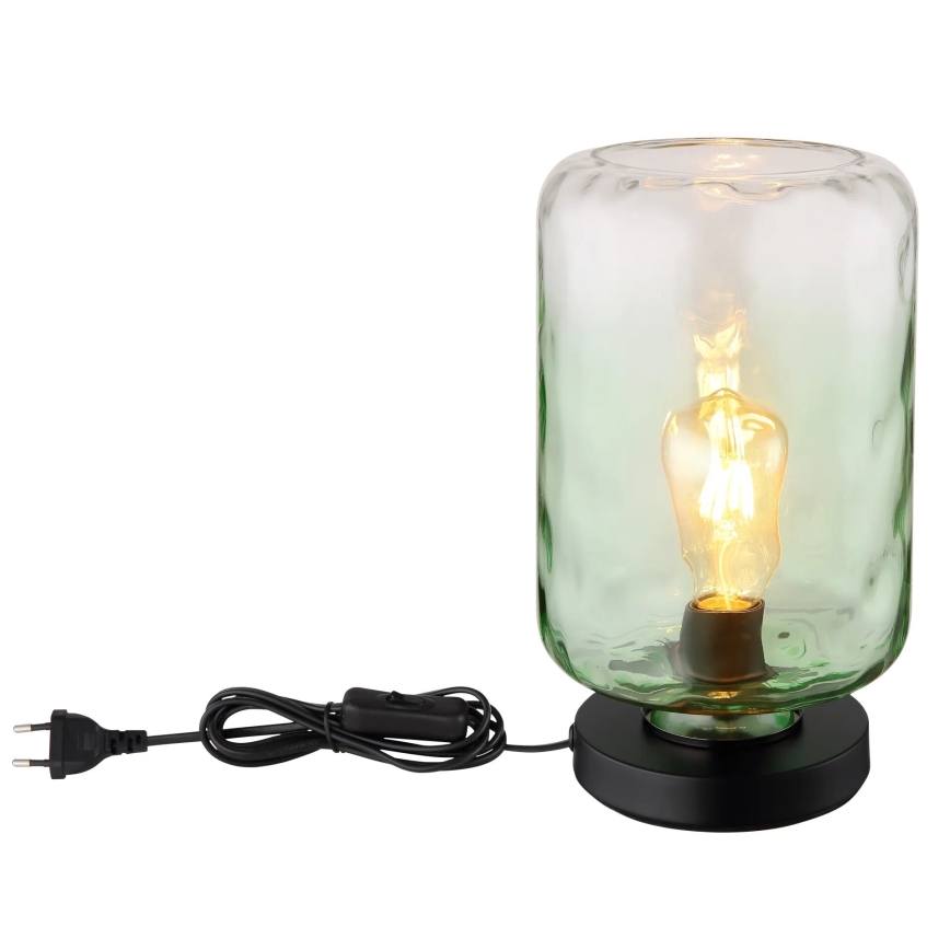 Globo - Bordlampe 1xE27/60W/230V grøn