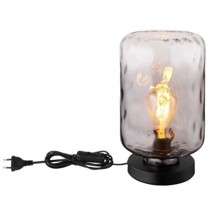 Globo - Bordlampe 1xE27/60W/230V grå