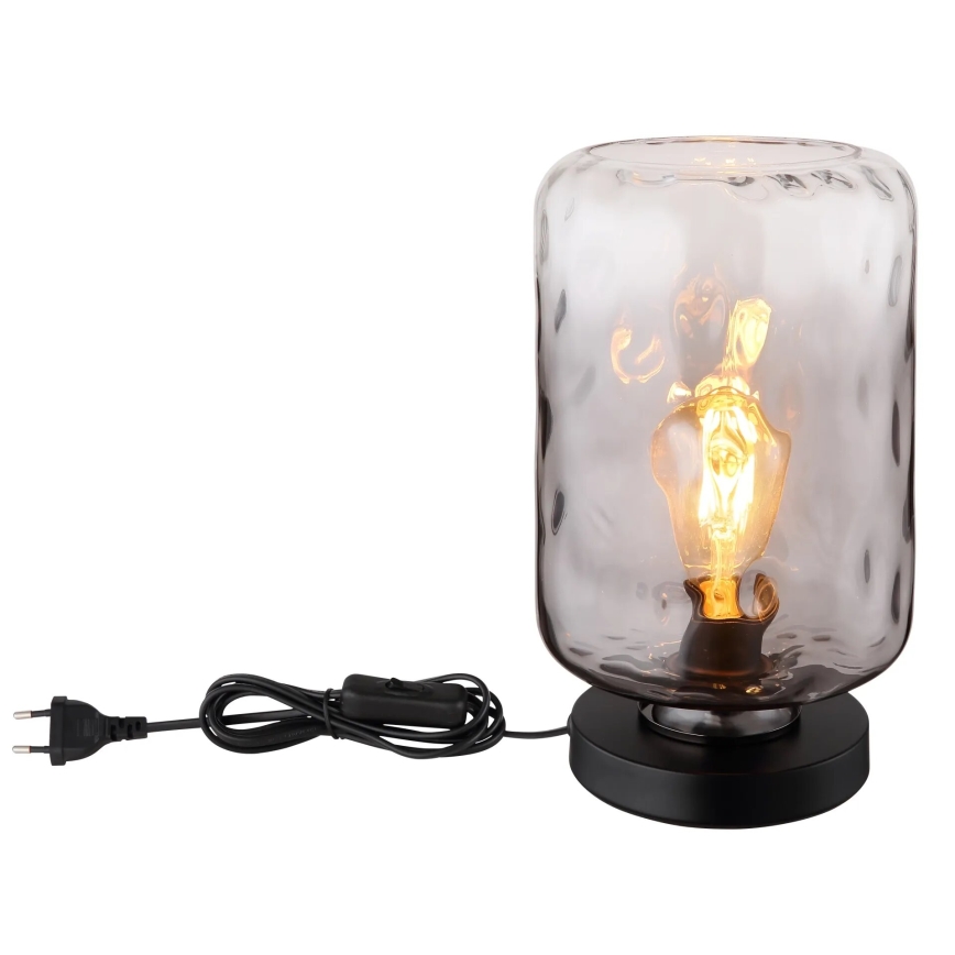 Globo - Bordlampe 1xE27/60W/230V grå